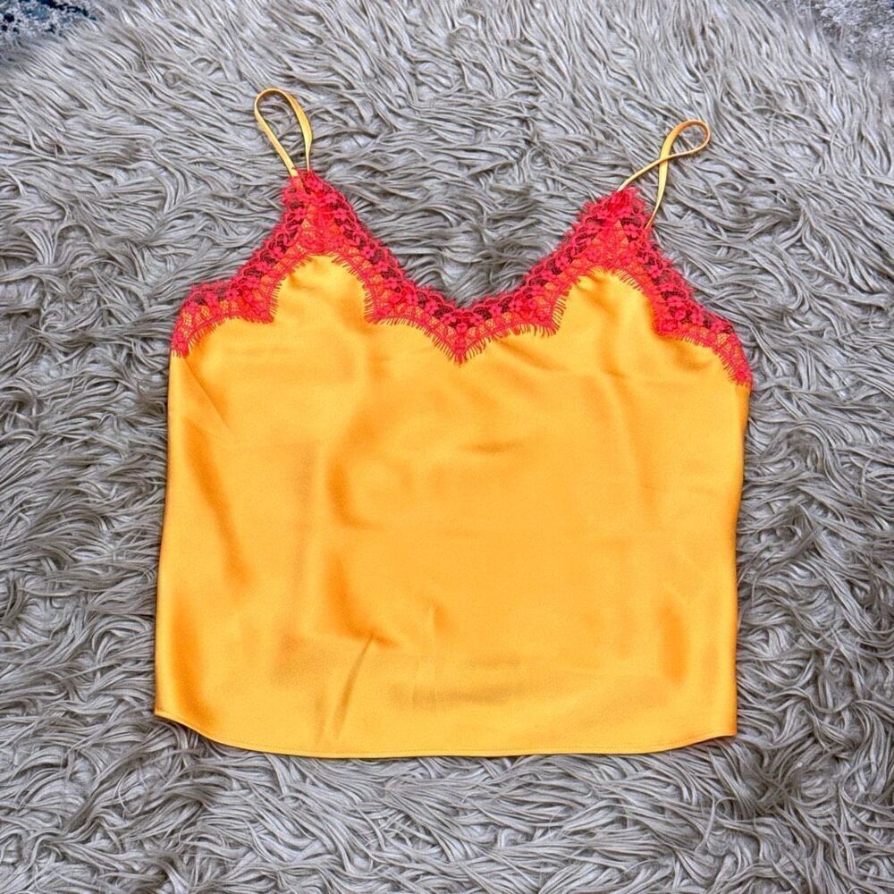 Cupcakes and cashmere silky camisole size large